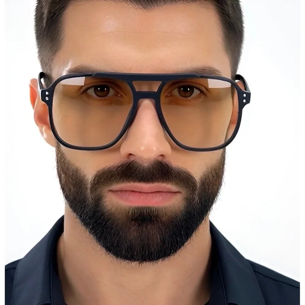 Mens Retro Streetwear Sunglasses Hip Hop Shades Elegant‎ Outfit Square Frame New